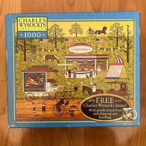 Charles Wysocki “Bang, Boom, Bam and Pow” 1000 piece puzzle (❗️1 missing piece❗)